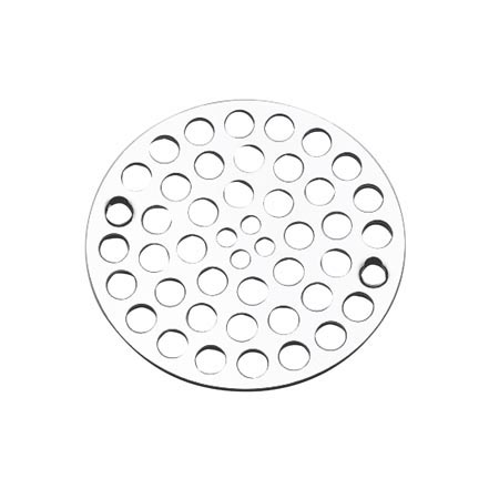 Brasstech 238 Solid Brass Strainer Shower Drains - White (Pictured in Polished Chrome)
